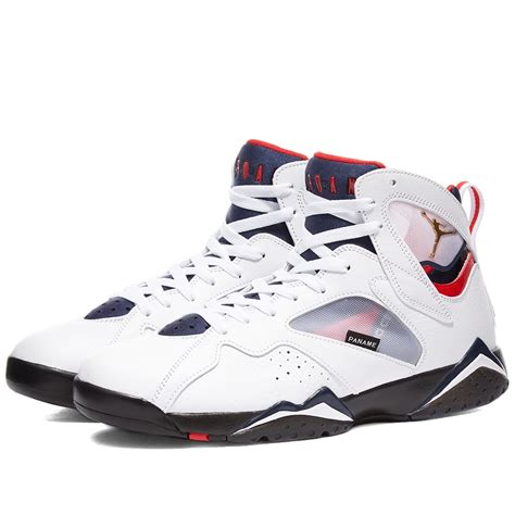 Air Jordan 7 Retro Paris Saint-Germain White, University Red & Navy | END.