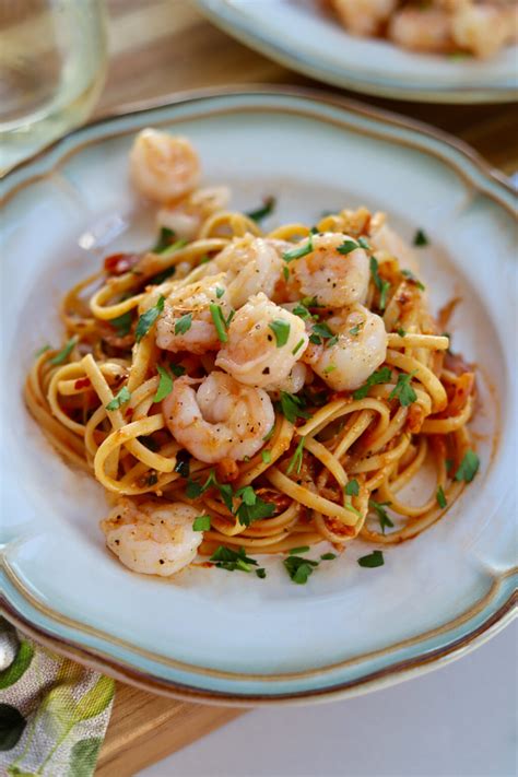 Smoky Shrimp Fra Diavolo Linguine by Rachael Ray - Slice of Jess