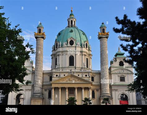 Karlskirche dome church hi-res stock photography and images - Alamy