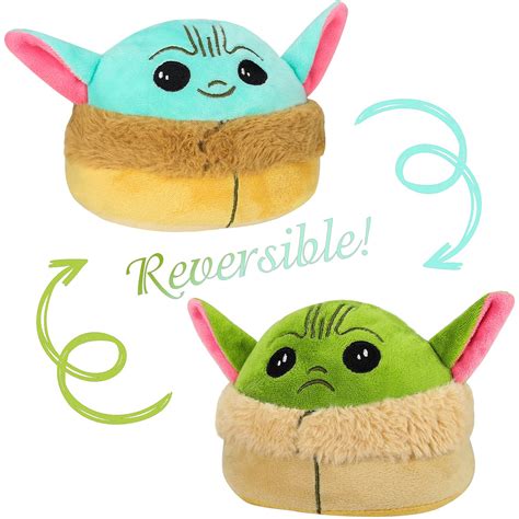 Buy Biliful Baby The Child Grogu Reversible Plushie Toys, Mood Plush Double-Sided Flip Plush Toy ...