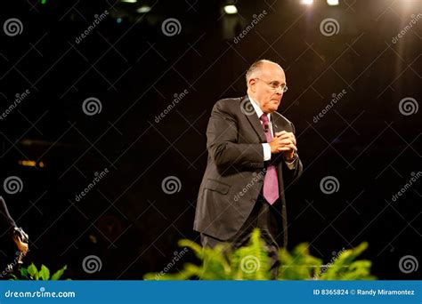 Mayor Rudy Giuliani editorial stock image. Image of motivate - 8365824