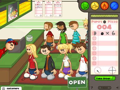 Papa's Pizzeria | Free Flash Game | Flipline Studios