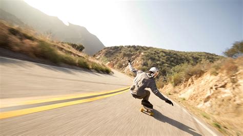 Downhill Skateboarding - Mystery Wallpaper