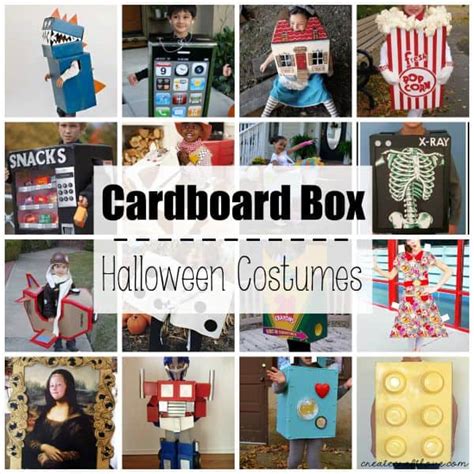 Cardboard Box Halloween Costumes