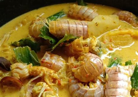 Resipi Udang Lipan / Udang Ketak Masak Lemak Cili Api X Nenas oleh Reen Jalal - Cookpad