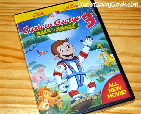 Coupon Savvy Sarah: Curious George 3: Back to the Jungle DVD Review