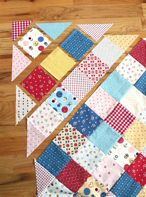 Patchwork on point quilt tutorial – Artofit