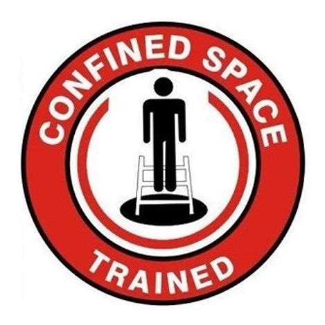 Confined Space Trained Sticker | ontracksafety