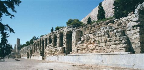 The Stoa of Eumenes | Athens acropolis, Ancient architecture, Athens