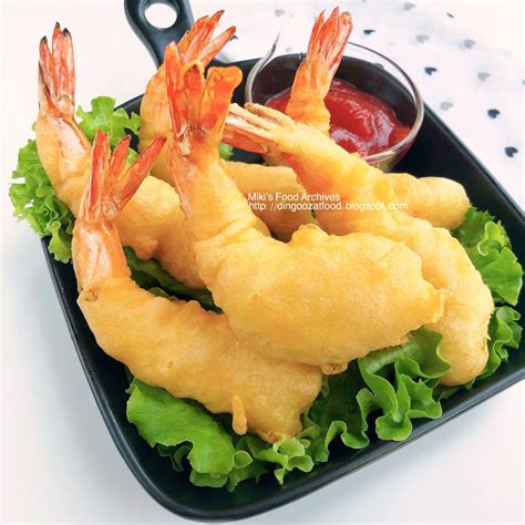 Miki's Food Archives : Chinese Deep Fried Prawn 中式炸虾球