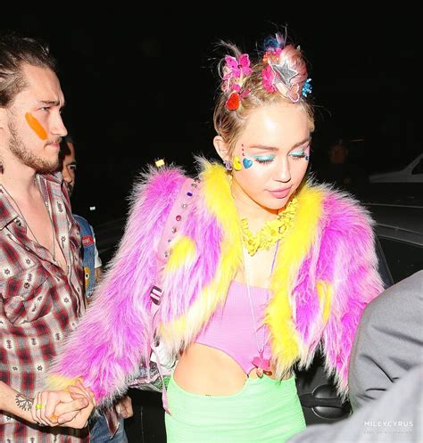 Miley Cyrus Night Out Style - Arriving at Factory Nightclub for Her ...