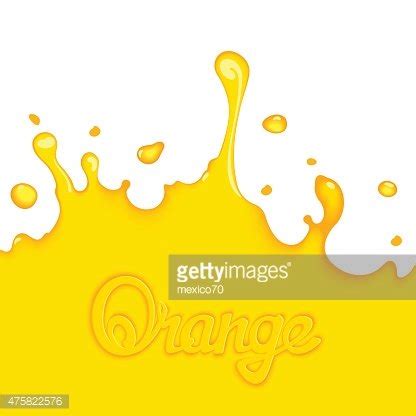 Orange Juice Splash Stock Clipart | Royalty-Free | FreeImages