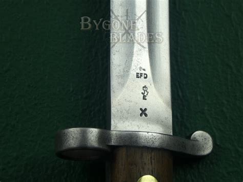 British 1888 Mk II Lee Metford Rifle Bayonet. Enfield 1902. #2108005 | Bygone Blades