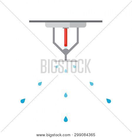 Fire Sprinkler Icon. Image & Photo (Free Trial) | Bigstock