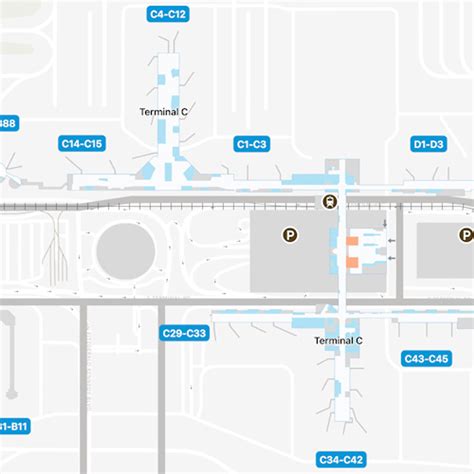 Houston Airport Terminal C Map & Guide