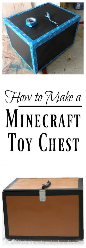 How to Make a Simple Minecraft Chest for Toy Storage - DIY Danielle®