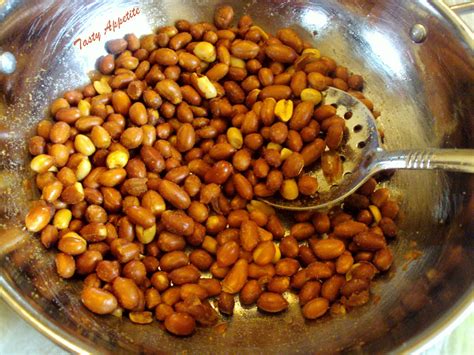 Crispy Peanuts | Spiced Roasted Peanuts | Healthy Snacks | Tasty Appetite