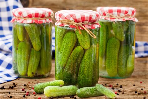 Jars Of Canned Pickles With Peppers - Simplemost