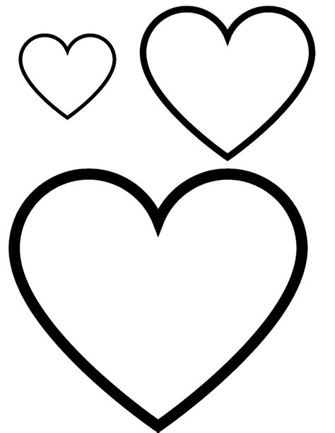 Free Printable Heart Templates and Heart Coloring Sheets - I Heart Frugal