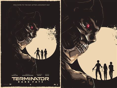 Terminator: Dark fate Poster Illustration by Jhony Caballero on Dribbble