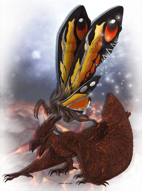 Rodan and Mothra by FreakyRaptor on DeviantArt | Rodan, Godzilla