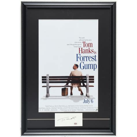 Tom Hanks Signed "Forrest Gump" Custom Framed Cut Display (Beckett & PSA) | Pristine Auction