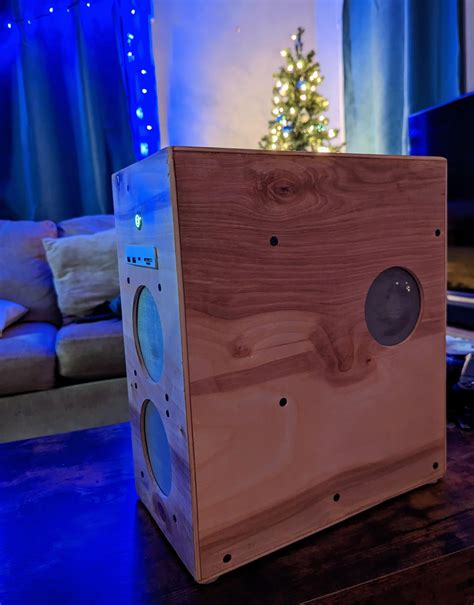 Built wooden PC case from scratch : r/pcmasterrace