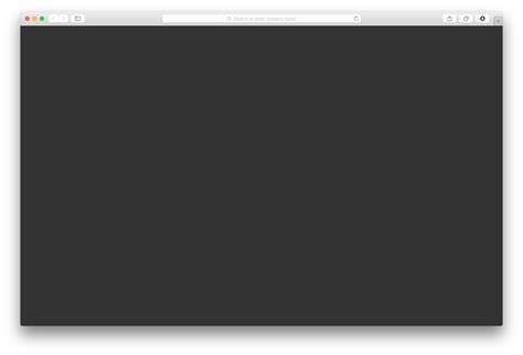 macos - Is there a way to make Safari open a dark blank page? - Ask Different
