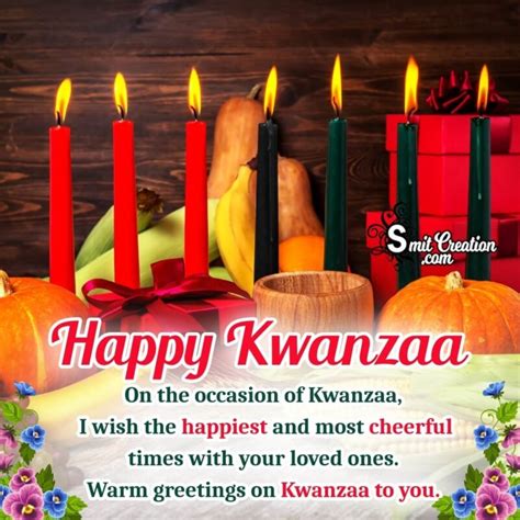 Happy Kwanzaa Greeting Image - SmitCreation.com