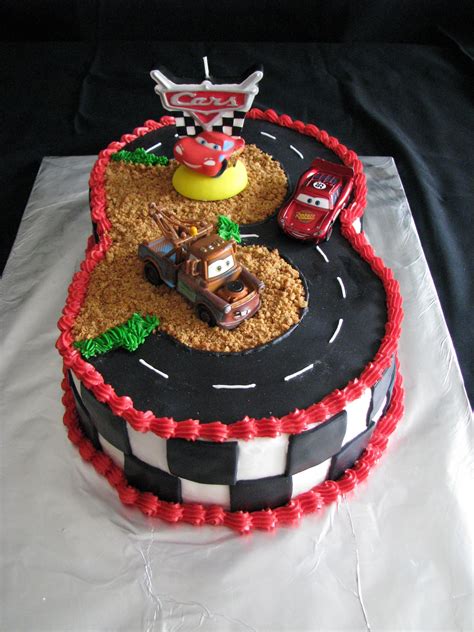 Cars Cake — Children's Birthday Cakes | Cake, Cars birthday cake, 3rd birthday cakes