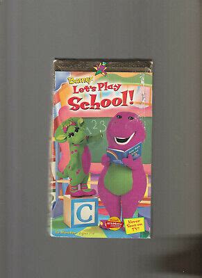 BARNEY - LETS Play School (VHS, 1999) $3.70 - PicClick CA