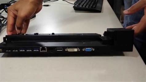 Lenovo ThinkPad Docking Station T440 Setup - YouTube