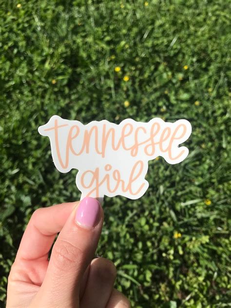 Tennessee Girl TN Vinyl Sticker Waterproof & Weatherproof - Etsy