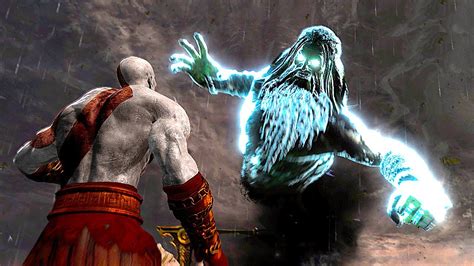 Kratos Vs Zeus Fight Scene 4K - God Of War 3 - YouTube