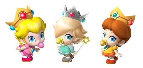 Baby Peach, Baby Rosalina, and Baby Daisy! | Super mario princess, Super mario art, Super ...