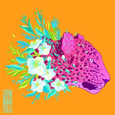 JEN BARTEL Amur Leopard, Rare Cats, Illustrations, Endangered Species, Graphic Design ...