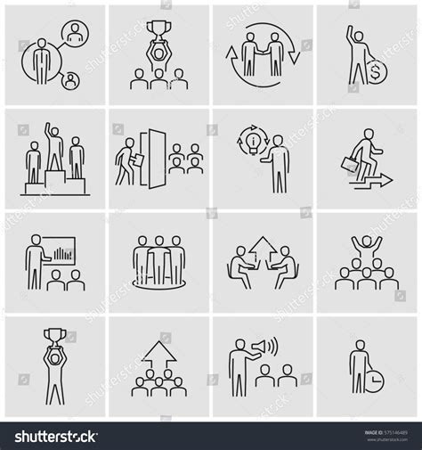 Business Personal Development Vector Icons Stock Vector (Royalty Free ...