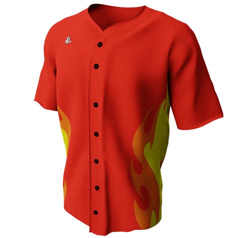 The Fire Starter Custom Baseball Jersey | ShirtsandLogos