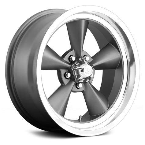 U.S. MAGS® U102 STANDARD 1PC Wheels - Gunmetal with Diamond Lip Rims