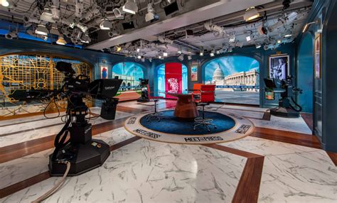 NBC News Studio N1 Broadcast Set Design Gallery