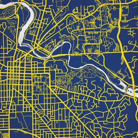 cómo utilizar Tendero imitar university of michigan campus map Pila de ...