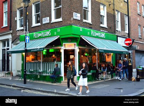 Pizza Pilgrims restaurant in London, England, UK Stock Photo - Alamy