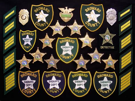 Broward Sheriff's Office (BSO) Badge And Patch Collection