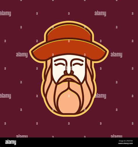 Male bushy beard Stock Vector Images - Alamy