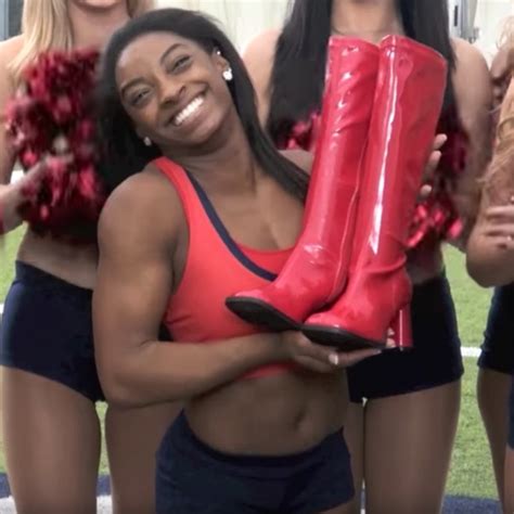 Simone Biles Named Honorary Houston Texans Cheerleader