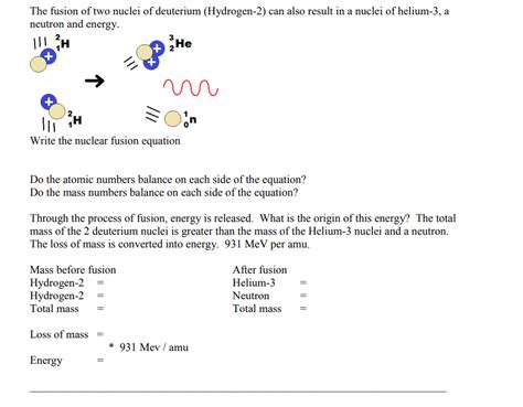 Nuclear Fusion Equation Calculator - Tessshebaylo