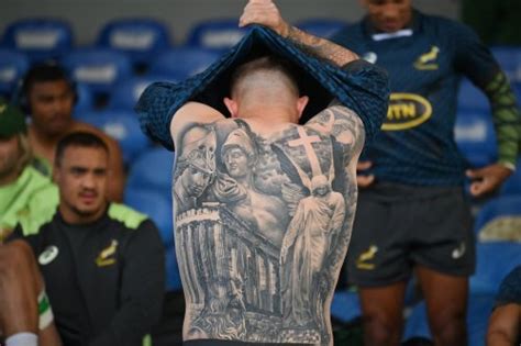 PICTURES: Is Malcolm Marx’s back tattoo the best in the Bok team ...