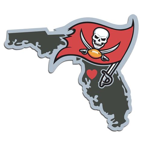 It's a home state decal with a sporty twist! This Tampa Bay Buccaneers ...