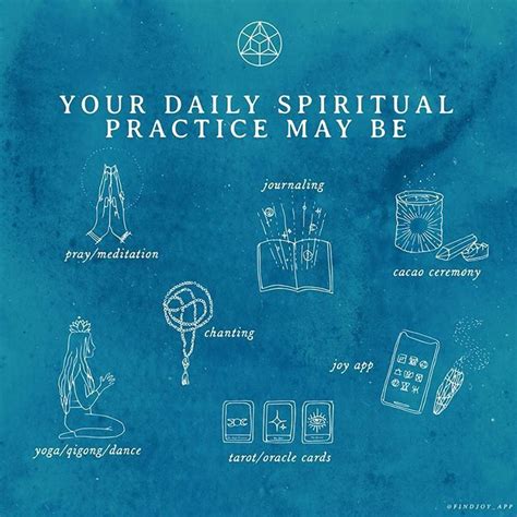 Your spiritual practice it’s that daily ritual you do in order to ...