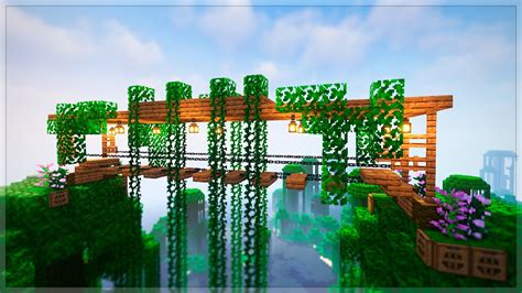 How to Build a Hanging Bridge in Minecraft 1.21! - YouTube